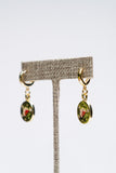 Twilight Bloom Huggie Earrings
