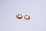 Opal Hoop Huggies