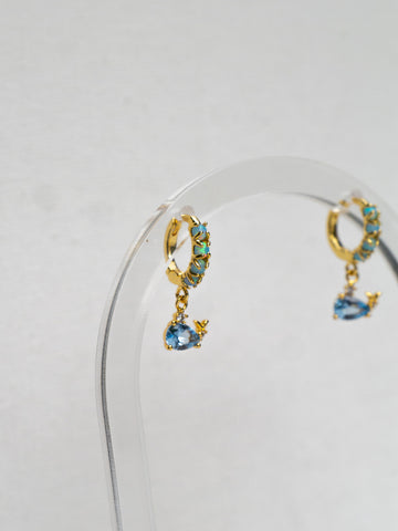 Whale’s Kiss Opal Huggie