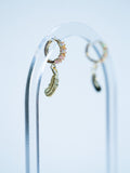 Jungle Bloom Huggie Earrings