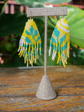 Heliconia Love Beaded Earrings