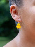 Baby chick earrings