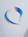 Celestial wing earrings