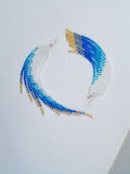 Celestial wing earrings