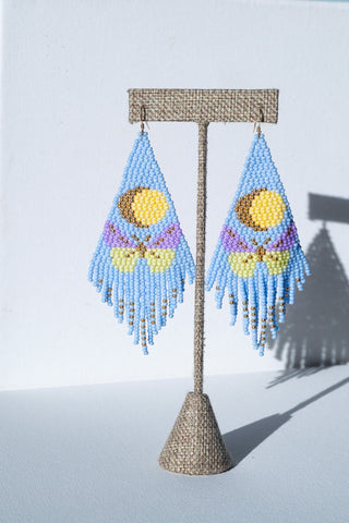 Metamorphosis moon earrings