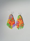 Heliconia Love Beaded Earrings