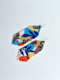 Tropical Groove beaded earrings