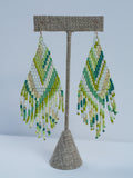 Neon Palm Earrings