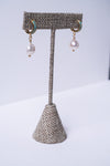 Ocean Mist Pearl Huggie Earrings