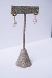 Ocean Mist Pearl Huggie Earrings