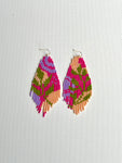 Heliconia love beaded earrings