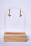 The best pair ever - Dainty Pearl and Star Fish combo Huggie