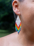Mini Macaw Wing Earrings
