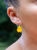 Baby chick earrings