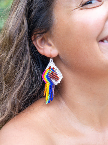 Pink Pony Club - Pride beaded earrings