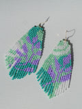 Heliconia Love Beaded Earrings