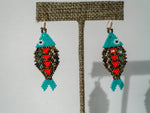 Let’s keep swimming earrings