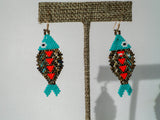 Let’s keep swimming earrings