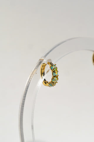 Opal Hoop Huggies