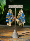 Heliconia Love Beaded Earrings