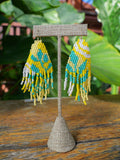 Heliconia Love Beaded Earrings