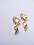 Island Whispers Huggie Earrings