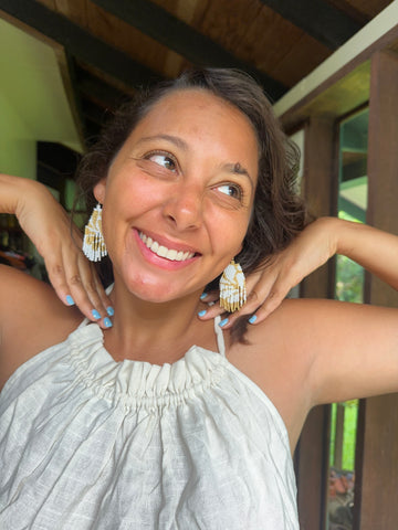 Tropical Blossom earrings