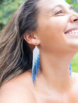 Celestial wing earrings