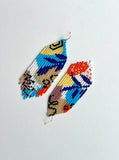 Tropical Groove beaded earrings