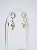 Coastal Glow Huggie Earrings