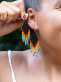 Mini Macaw Wing Earrings