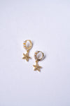 The best pair ever - Dainty Pearl and Star Fish combo Huggie