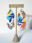 Tropical Groove beaded earrings