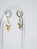 Coastal Glow Huggie Earrings