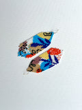 Tropical Groove beaded earrings
