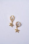 The best pair ever - Dainty Pearl and Star Fish combo Huggie