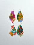 Heliconia love beaded earrings