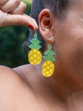 Pineapple earrings