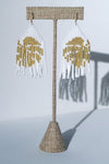 Monstera Magic drop earrings