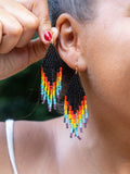 Mini Macaw Wing Earrings