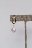 Ethereal Pearl Halo Stud
