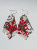 Heliconia Love Beaded Earrings
