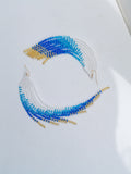 Celestial wing earrings