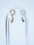Jungle Bloom Huggie Earrings