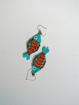 Let’s keep swimming earrings