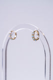 Opal Hoop Huggies