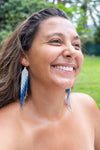 Celestial wing earrings