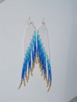 Celestial wing earrings