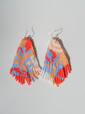 Heliconia Love Beaded Earrings