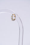Opal Hoop Huggies